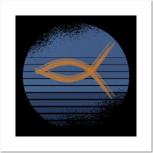 Ichthys Fish Christianity Posters and Art